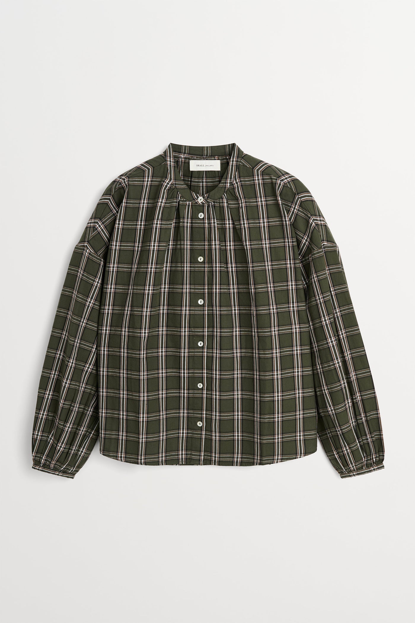 Skall Studio Cilla shirt Shirt Green/White check