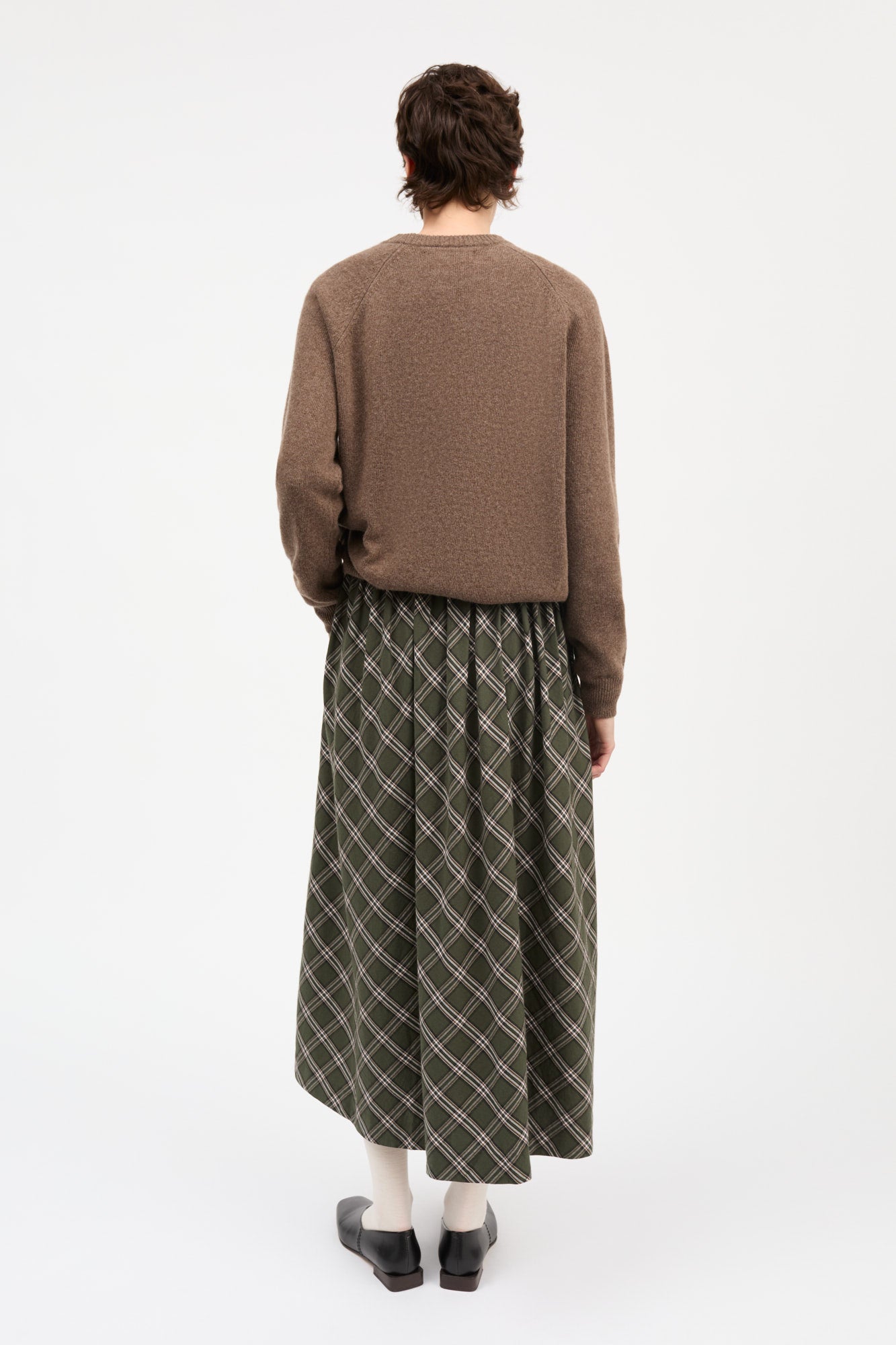 Skall Studio Dagny skirt Skirt Green/White check