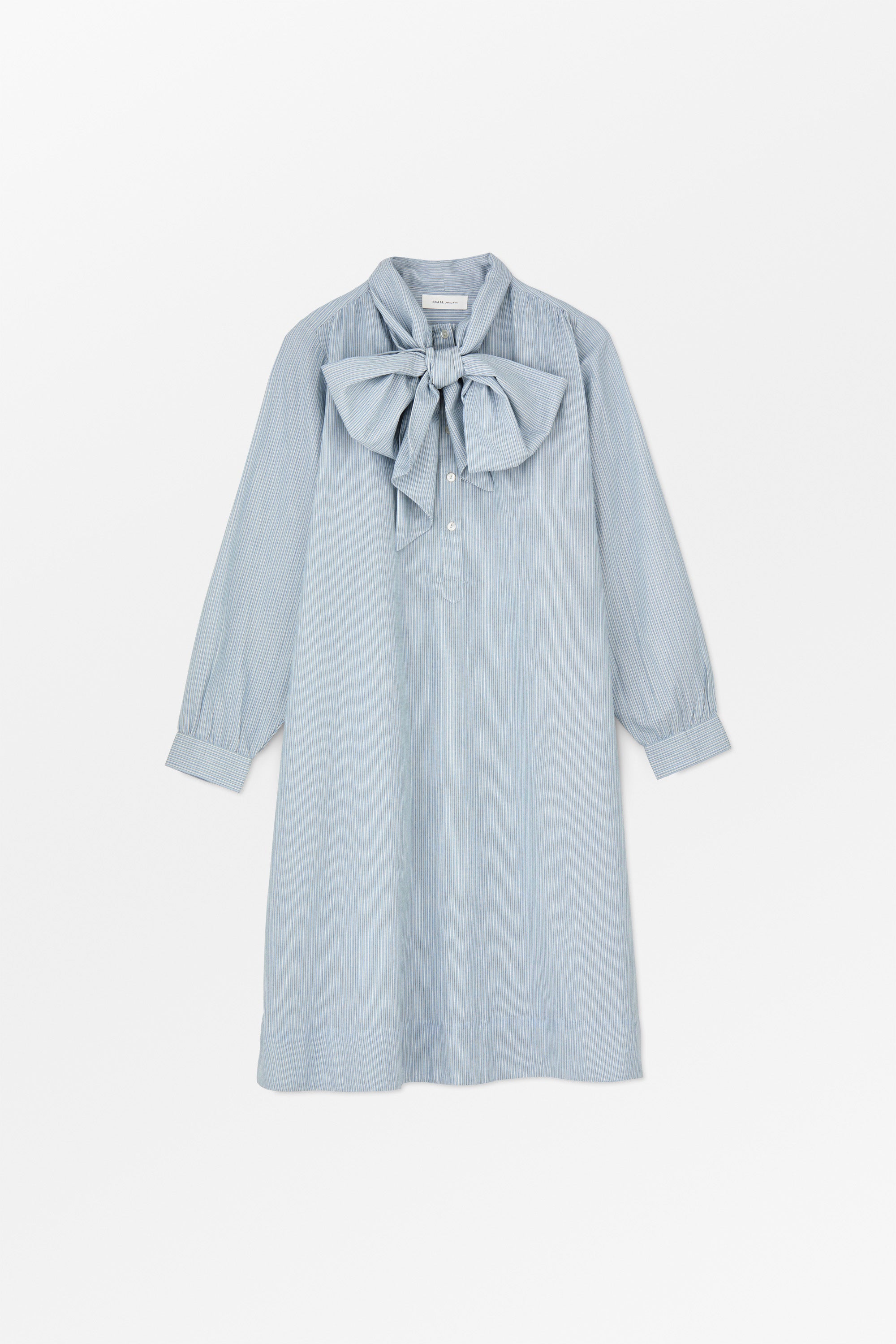 Skall Studio Dalia bow dress Dress Tiny blue stripe