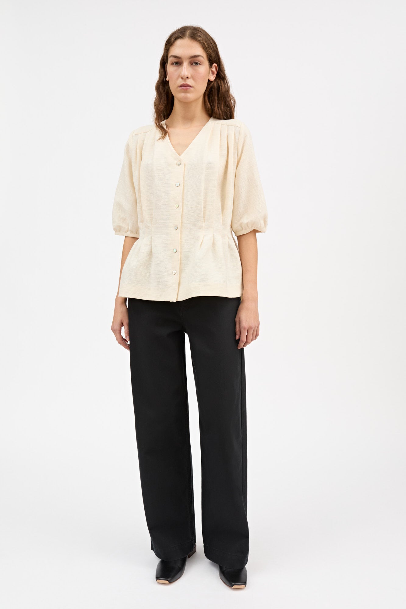 Skall Studio Elvira blouse Blouse Ecru