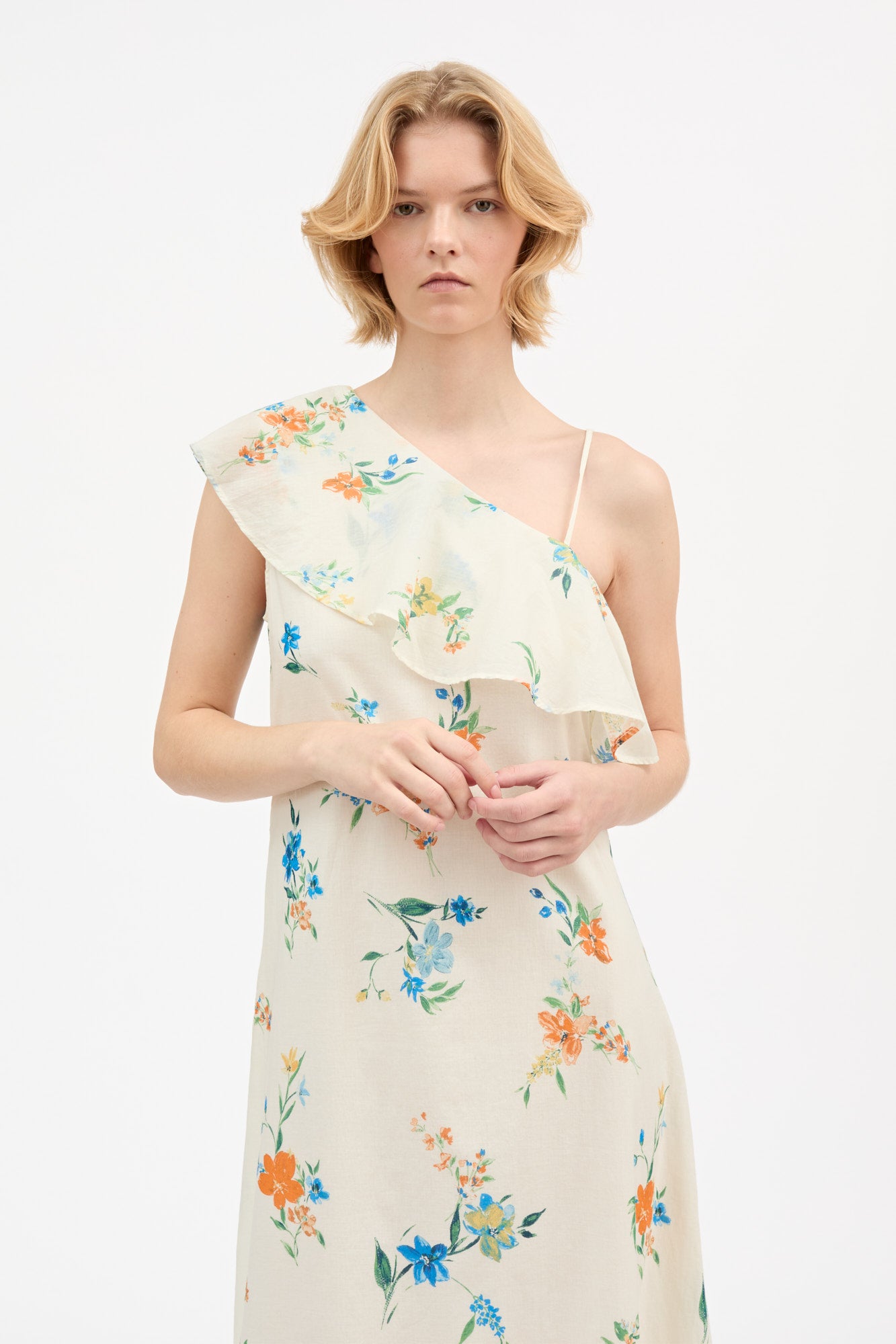 Skall Studio Fiore offshoulder dress Dress Flower bouquet