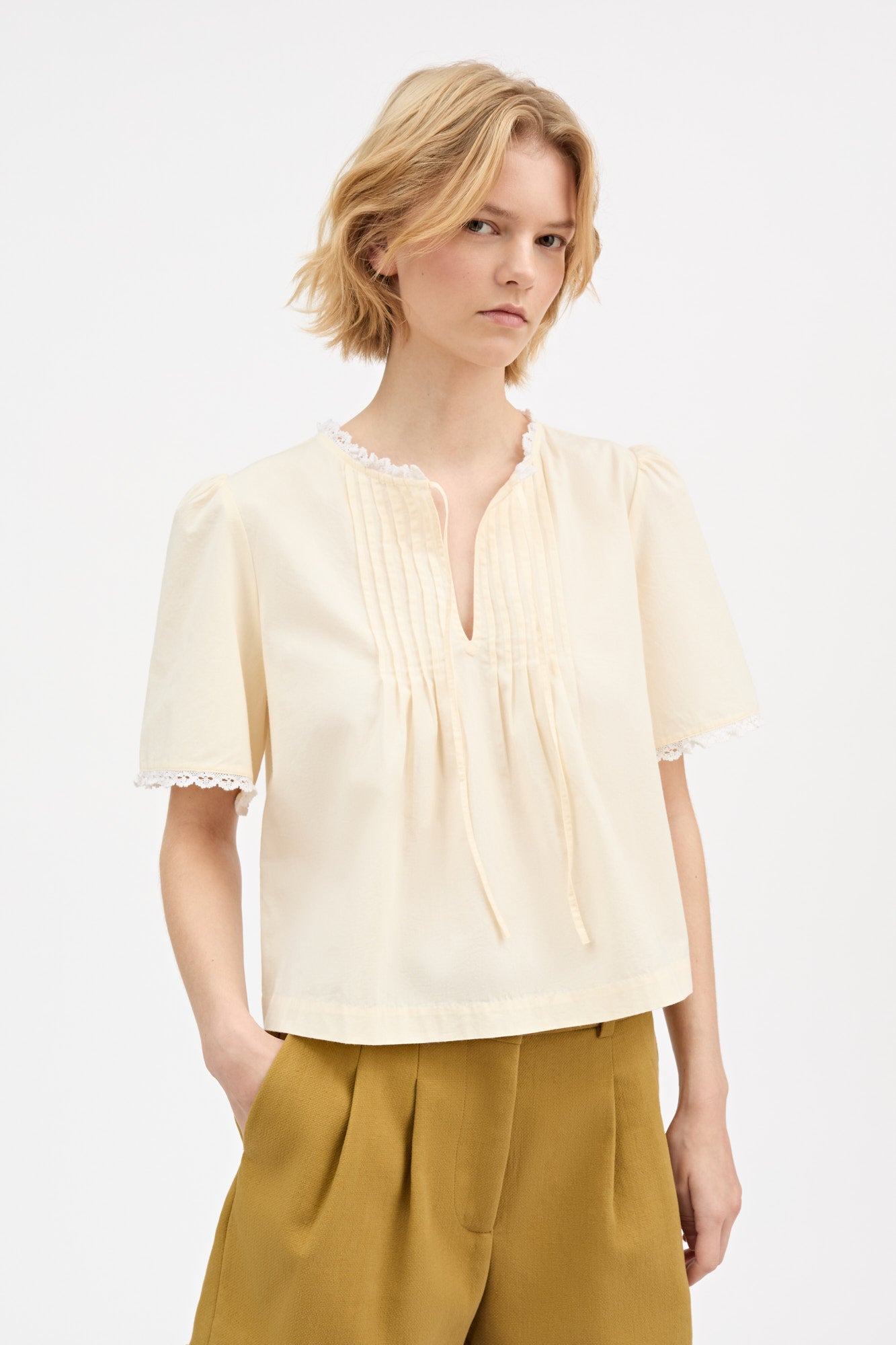 Skall Studio Freesia blouse Blouse Buttermilk