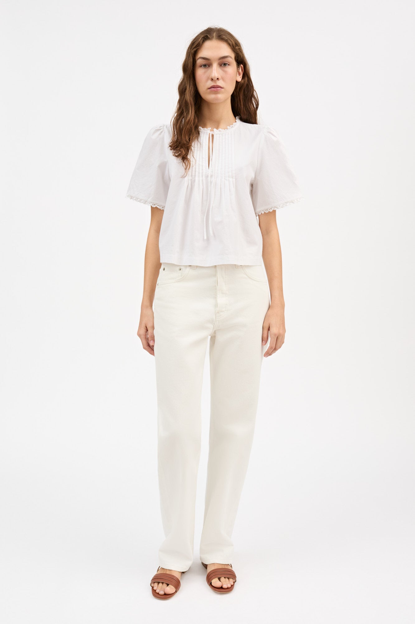 Skall Studio Freesia blouse Blouse Optic white