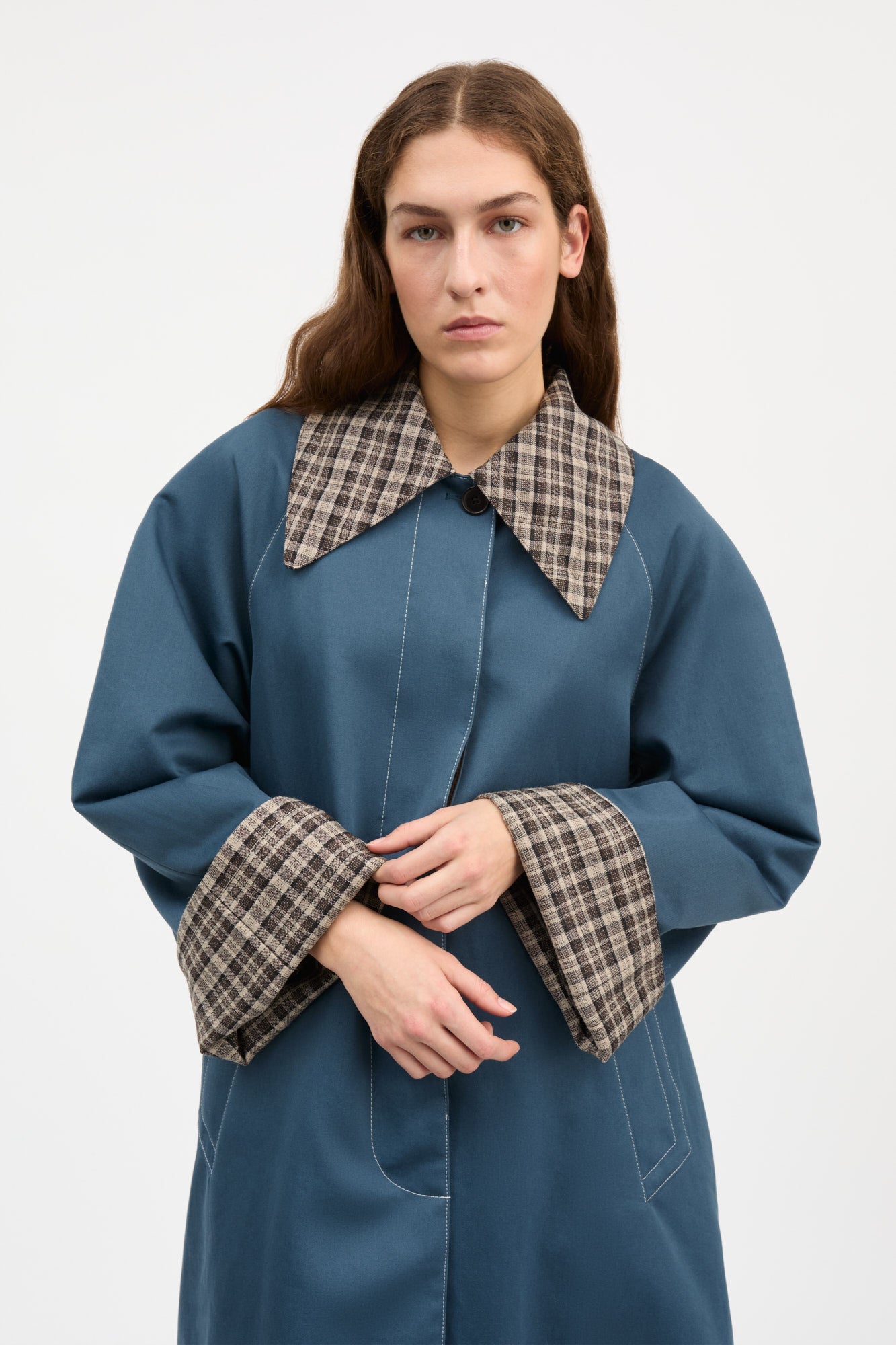 Skall Studio Gabriel coat Coat Navy harbor