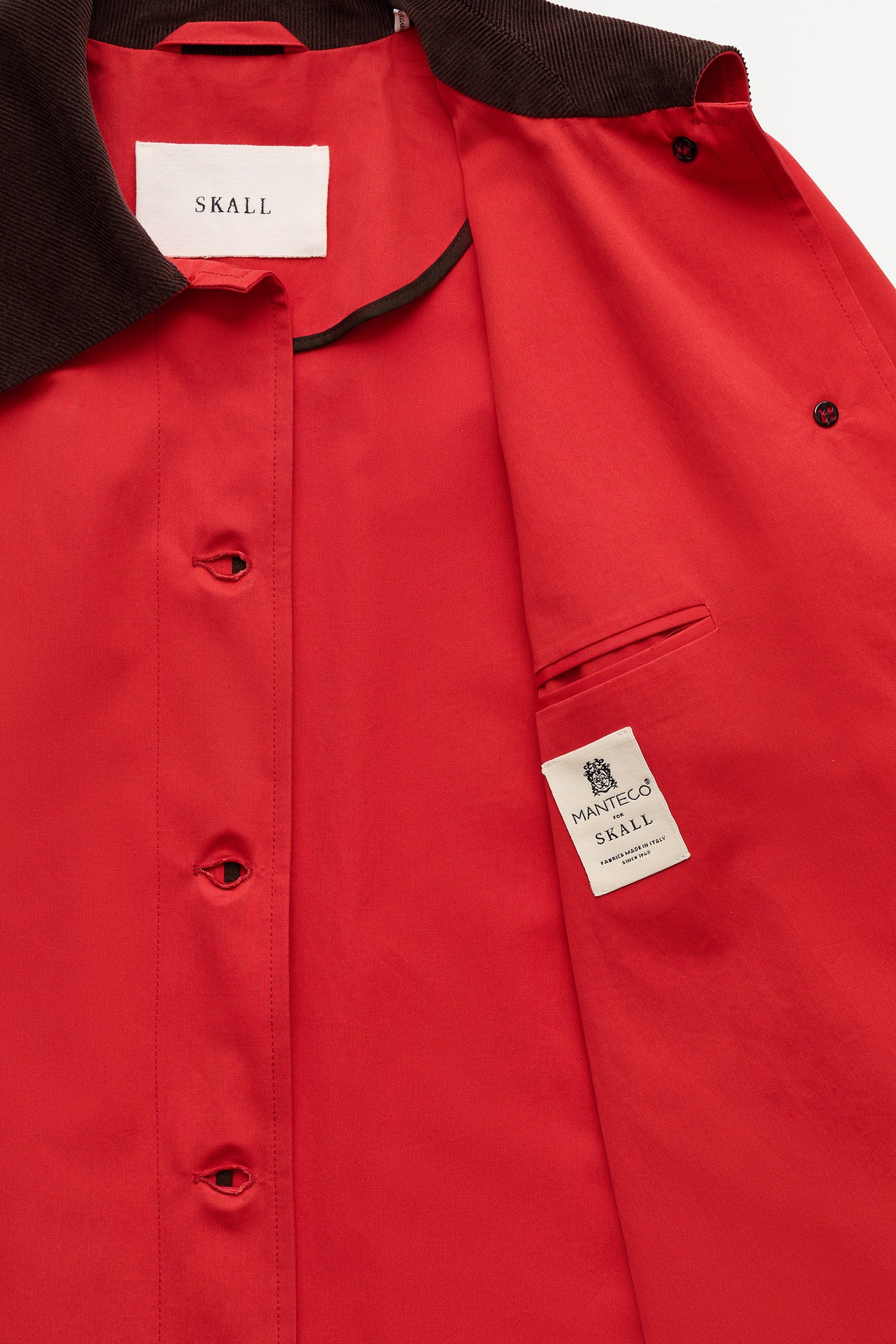 Skall Studio Gaby mac coat Coat Aurora red