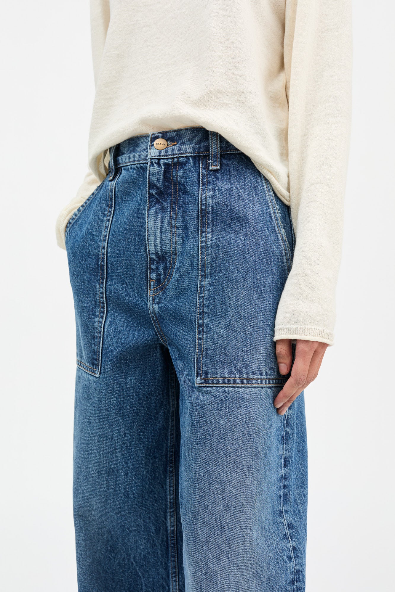 Skall Studio Heather highwaist jeans Jeans Slouchy blue