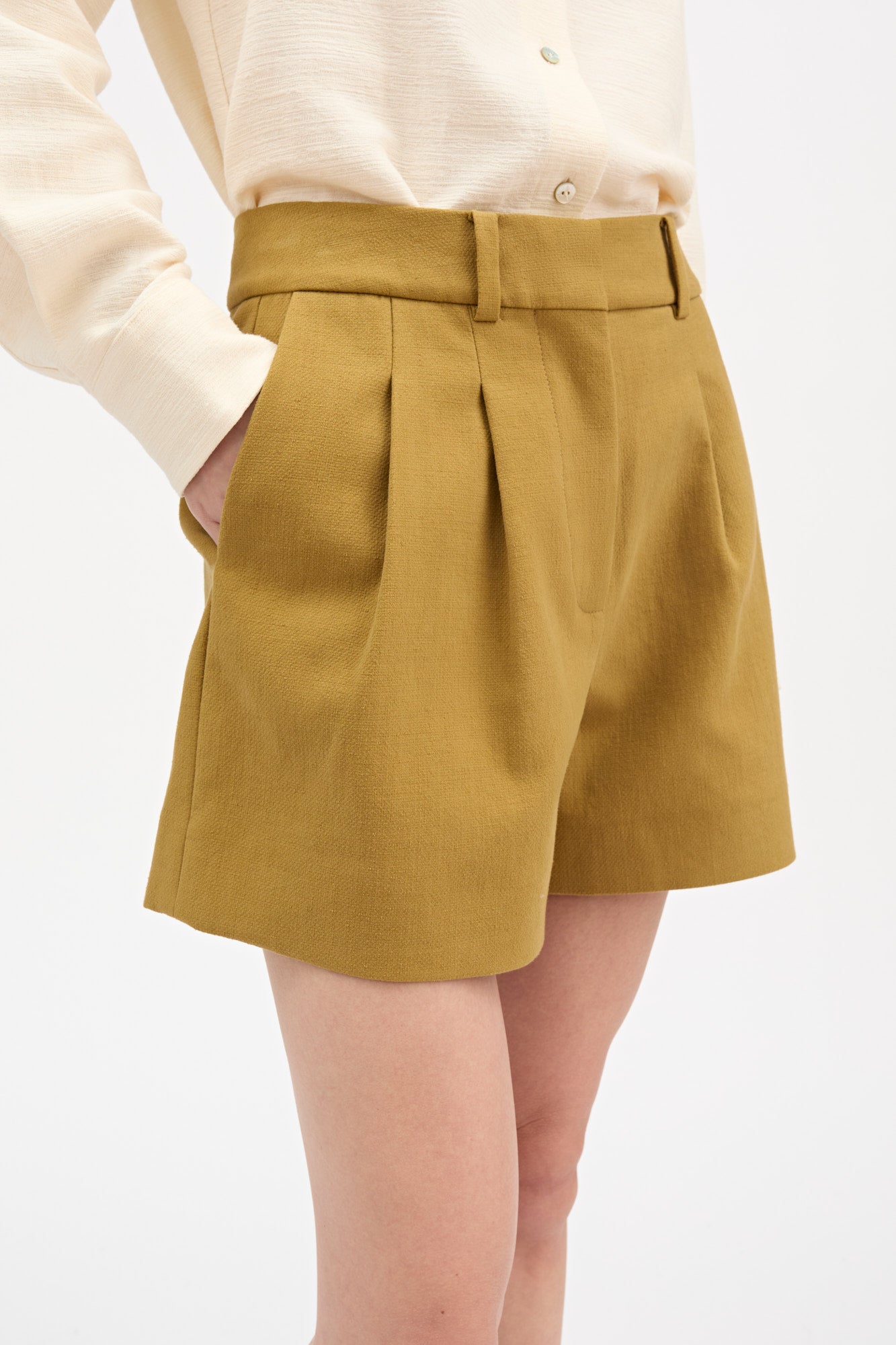 Skall Studio James shorts Shorts Green curry