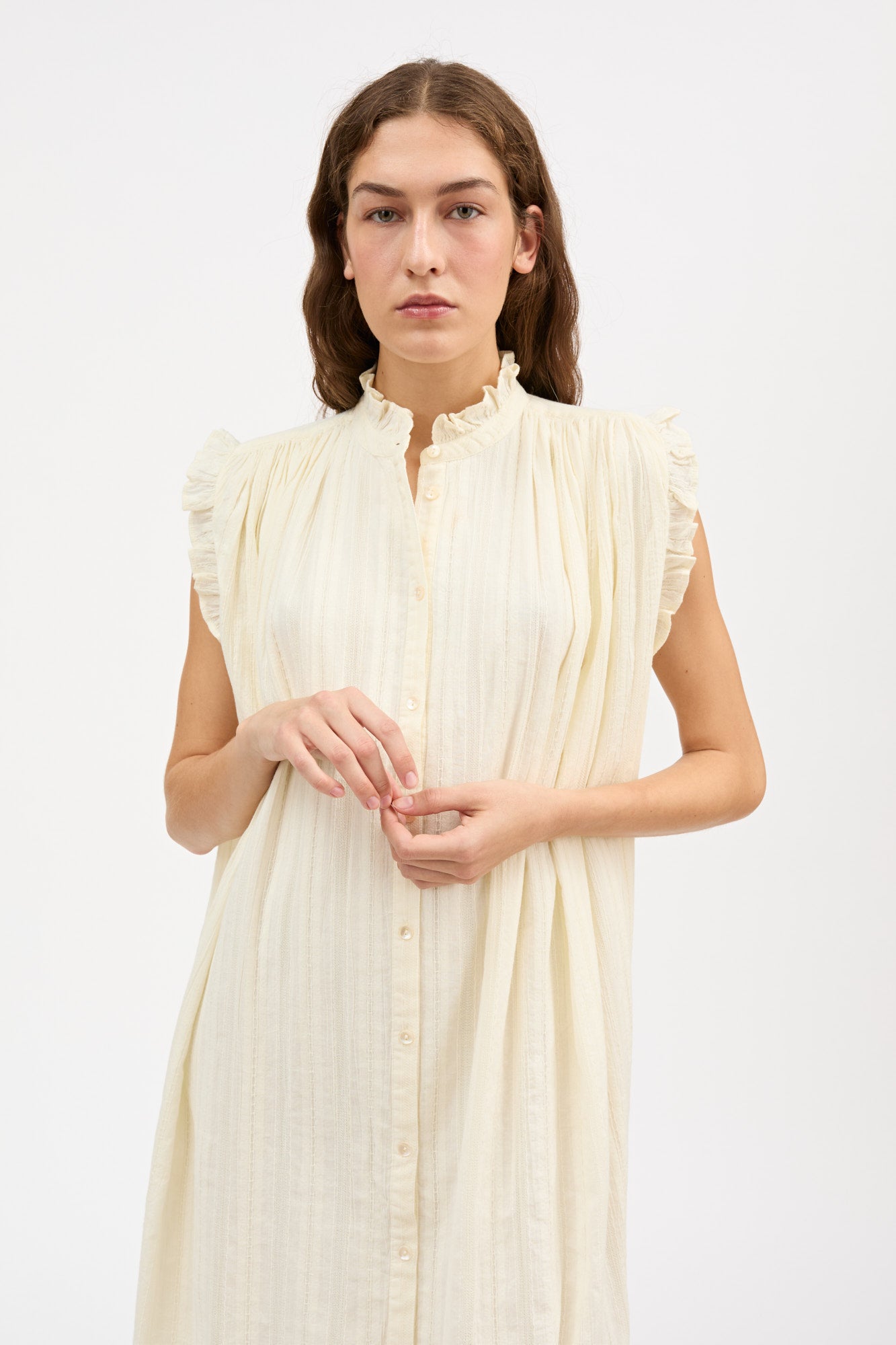 Skall Studio Juliane dress Dress Light Cream