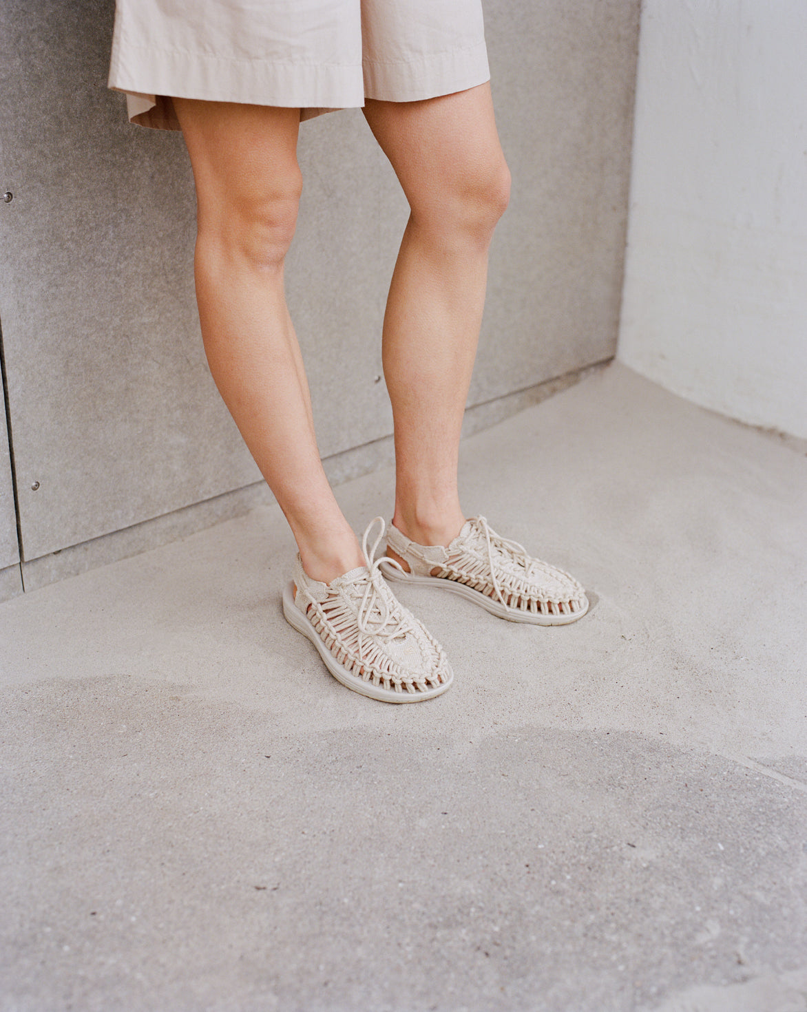 Skall Studio x KEEN KEEN UNEEK Canvas x Skall Studio Sandals Natural/Birch