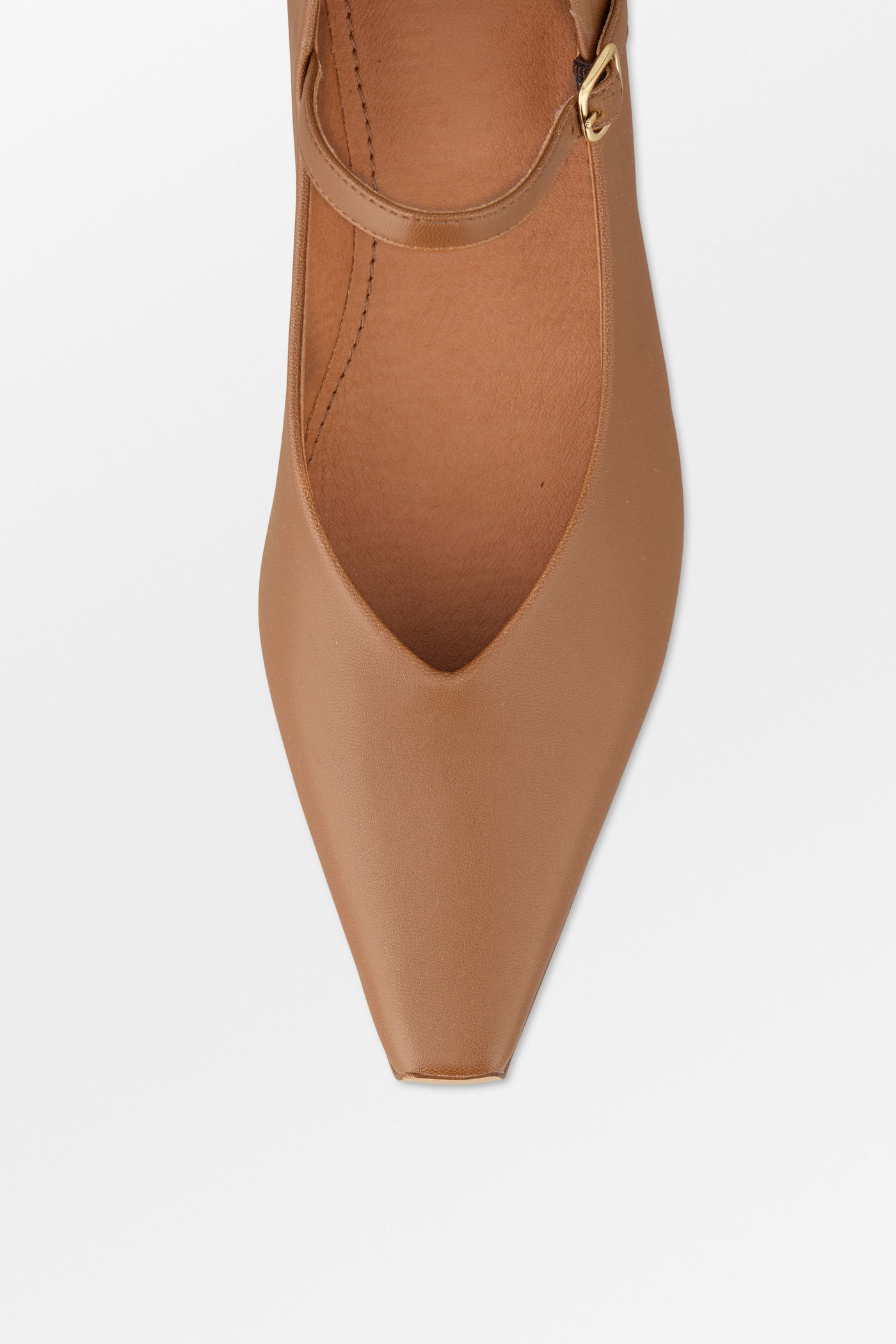 Skall Studio Pointy mary jane Shoes Cognac