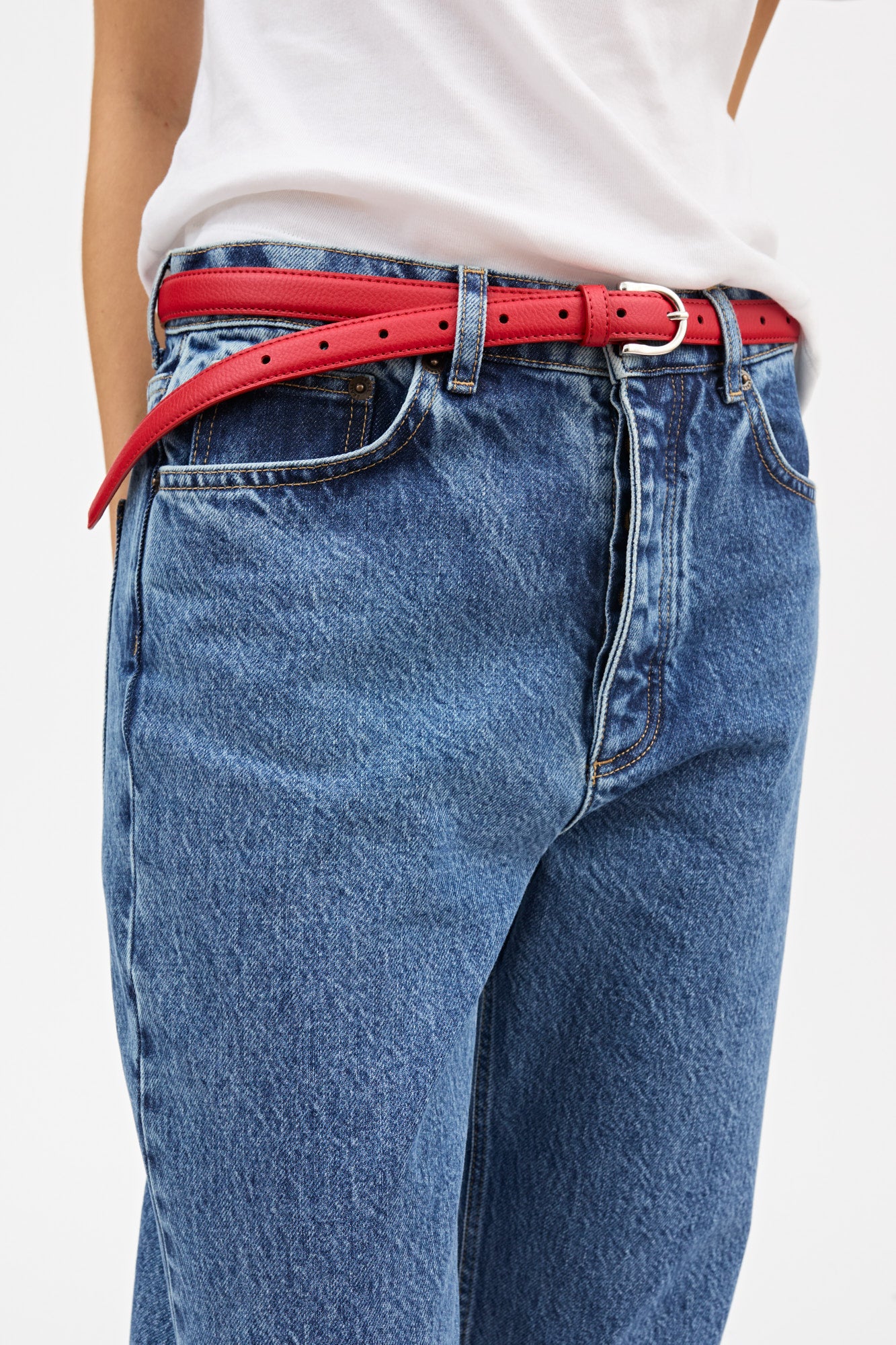 Skall Studio SKALL classic belt Belt Clear red