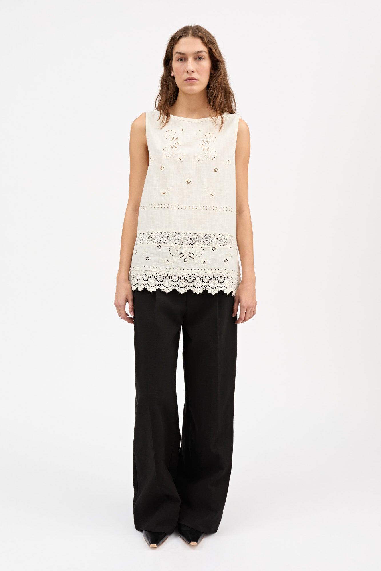 Skall Studio Tallulah top Top Antique white