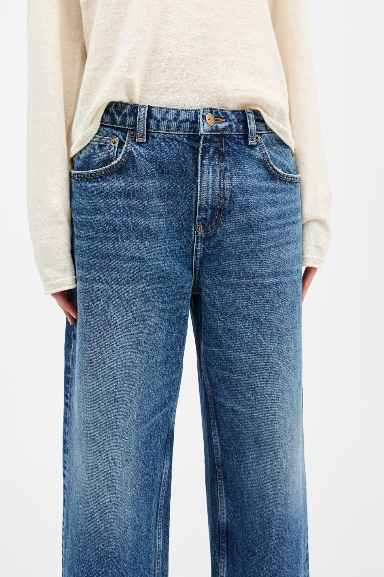 Skall Studio Taylor cropped jeans Jeans Slouchy blue