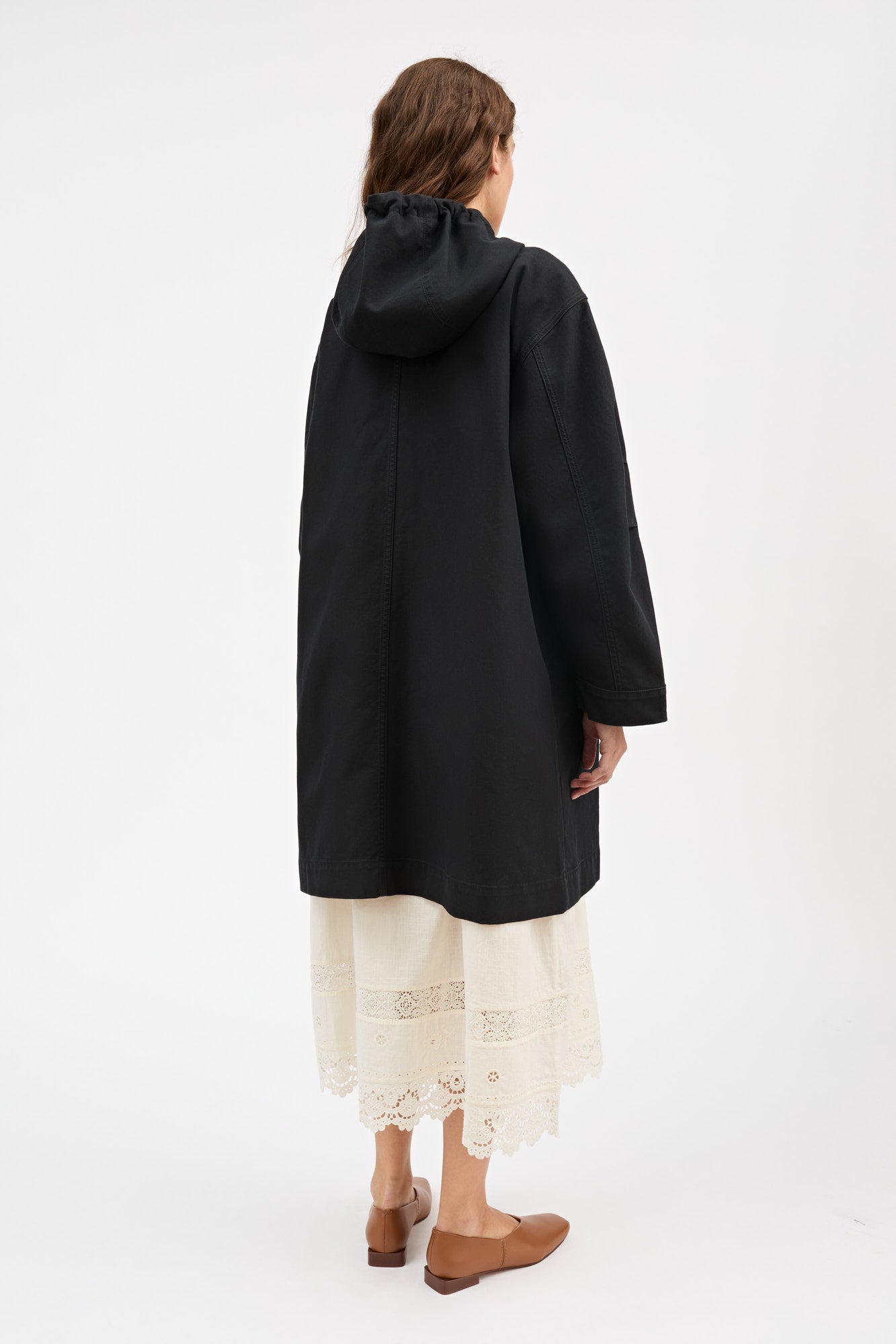 Skall Studio Village parka coat Coat Black